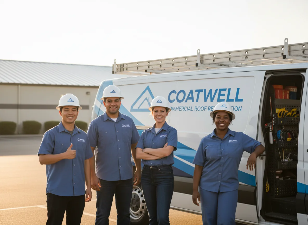 Commercial roof coating company in Bath, IN